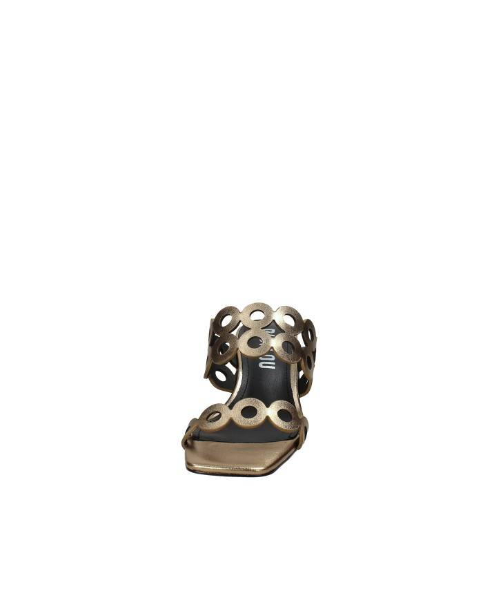 Bibi Lou 627z10vk Sandali scalzati alti in pelle laminata Bronzo