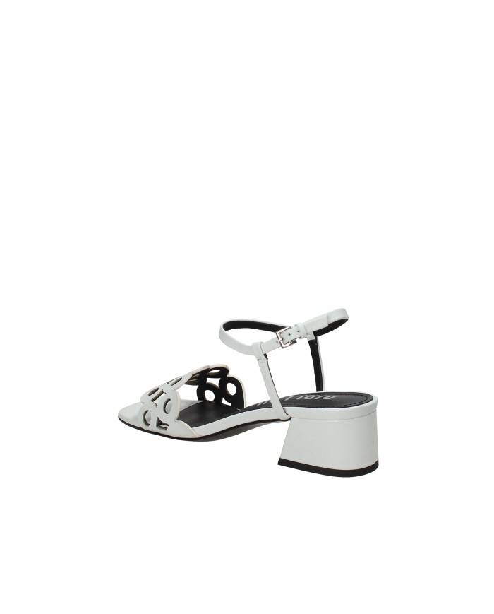 Bibi Lou 628z10vk Sandalo con tacco medio in pelle Bianco