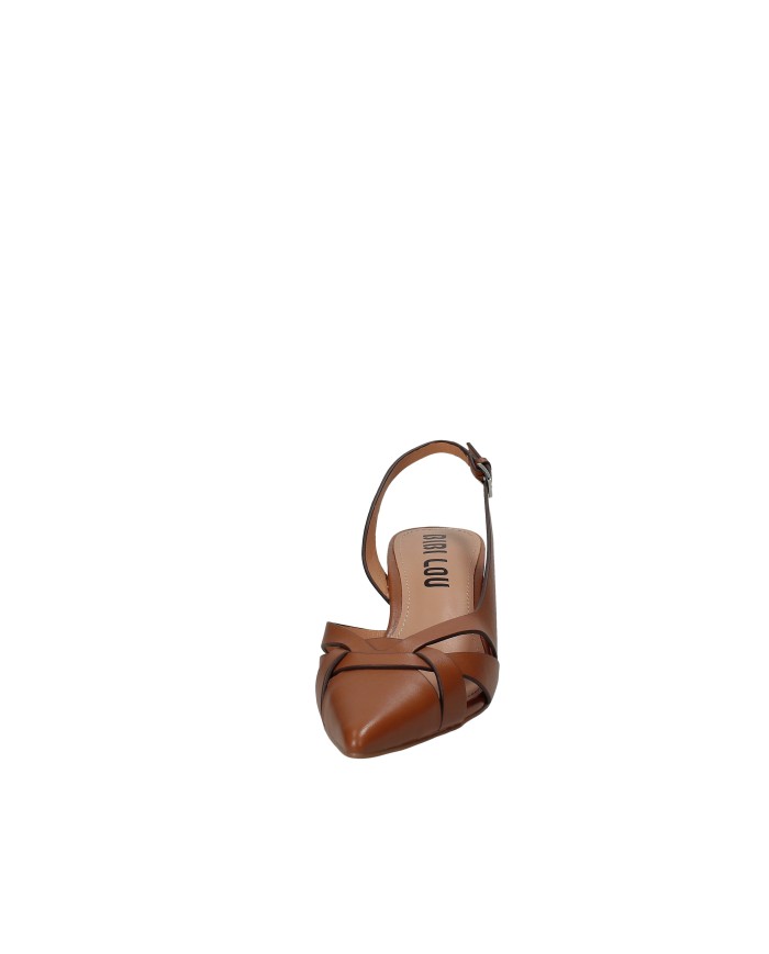 Bibi Lou 632z10vk Décolleté slingback a punta in pelle Tan