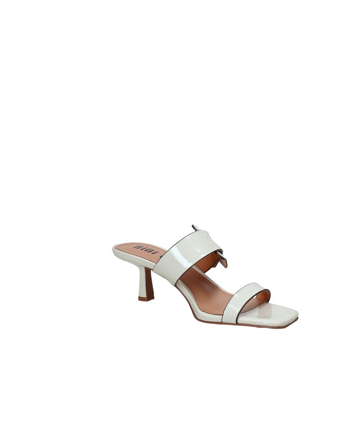 Bibi Lou 662z21vk Sandali scalzati con tacco in vernice Bianco