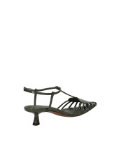 Bibi Lou 678z21vk.vm Décolleté slingback in vernice Verde Militare