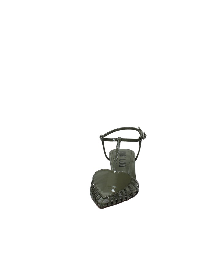 Bibi Lou 678z21vk.vm Décolleté slingback in vernice Verde Militare