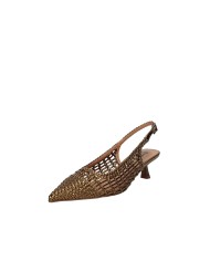Bibi Lou 703z80vk Décolleté slingback in pelle intrecciata Bronzo