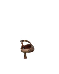 Bibi Lou 703z80vk Décolleté slingback in pelle intrecciata Bronzo