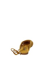 Bibi Lou 704z75vk Ballerine slingback in tessuto intrecciato Giallo