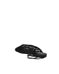Bibi Lou 704z75vk Ballerine slingback in tessuto intrecciato Nero
