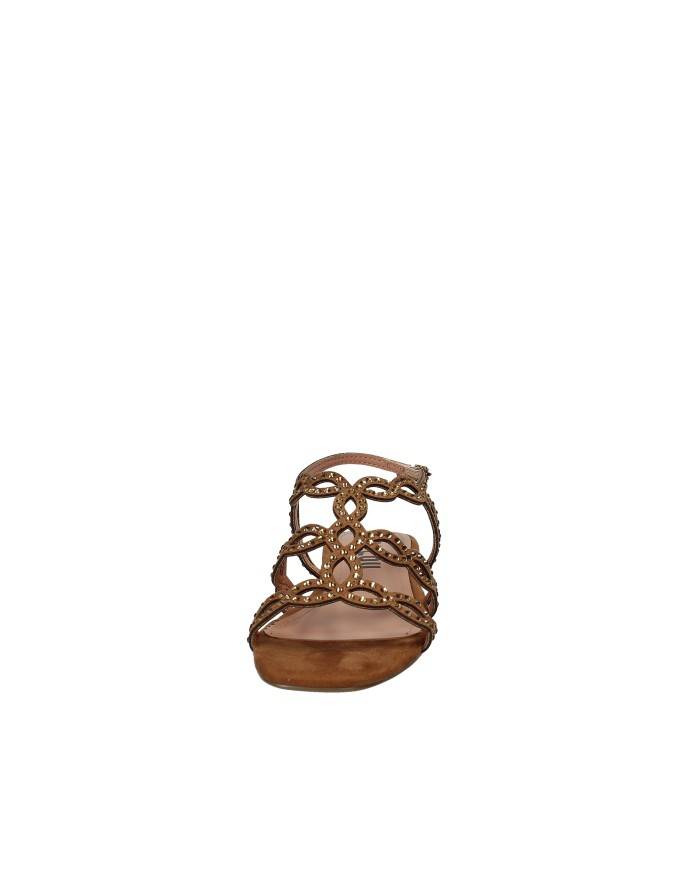 Bibi Lou 865z00hg Sandali bassi da donna in pelle e camoscio Tan
