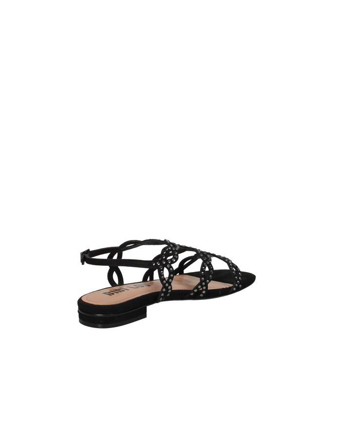 Bibi Lou 865z00hg Sandali bassi da donna in pelle e camoscio Nero