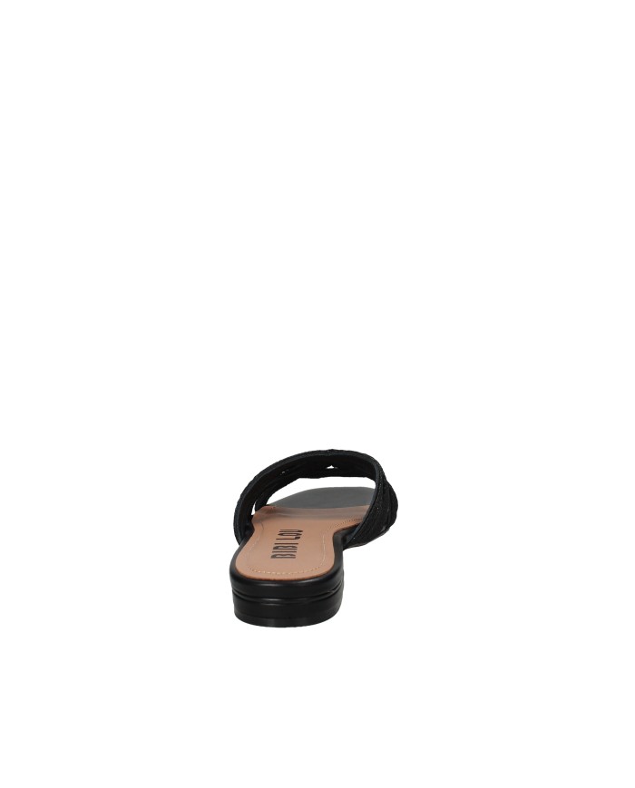 Bibi Lou 877z94hg Sandalo basso ciabattina in tessuto Nero