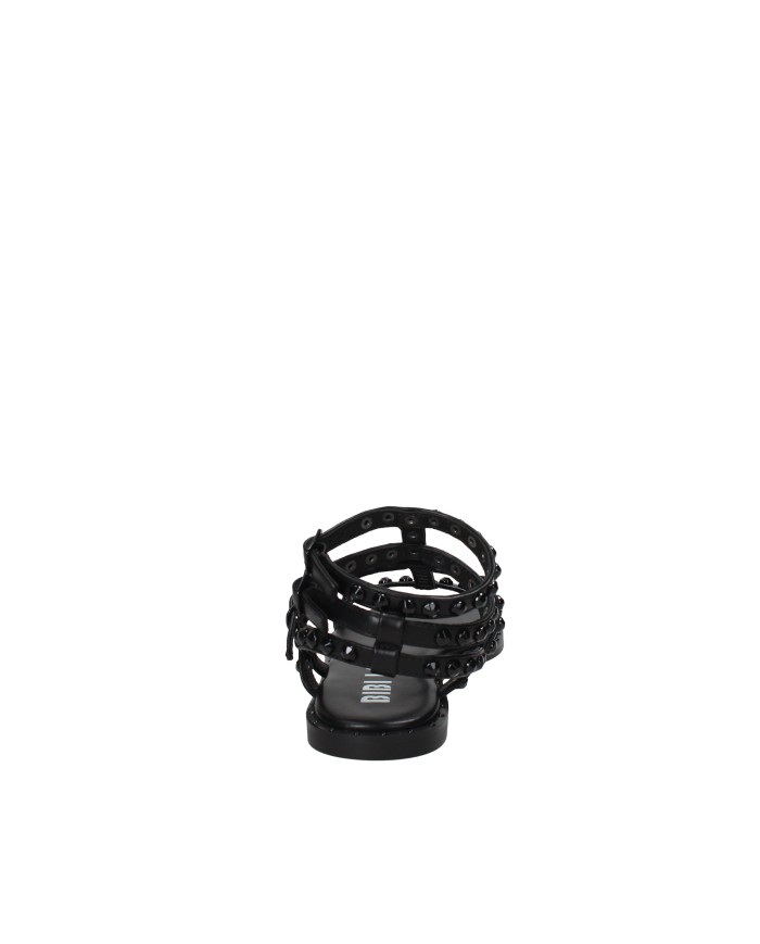 Bibi Lou 896z80hg Sandalo basso con borchie in pelle Nero