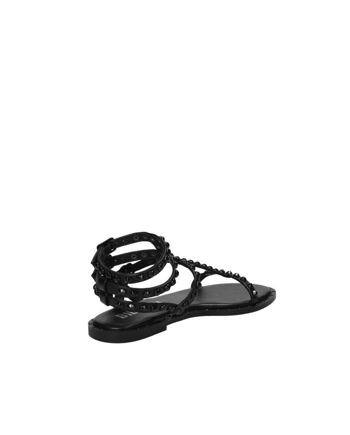 Bibi Lou 896z80hg Sandalo basso con borchie in pelle Nero