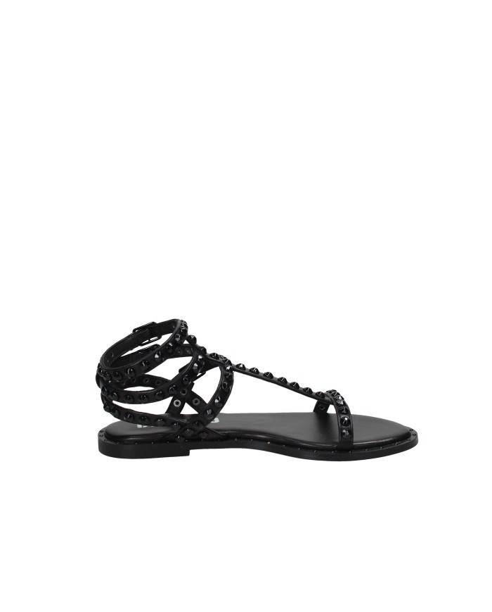 Bibi Lou 896z80hg Sandalo basso con borchie in pelle Nero