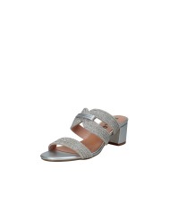 Bibi Lou 940z00hg Sandalo scalzato in pelle e strass Argento