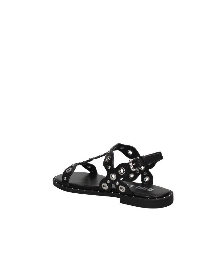 Bibi Lou 946z80hg Sandali bassi con borchie in pelle Nero
