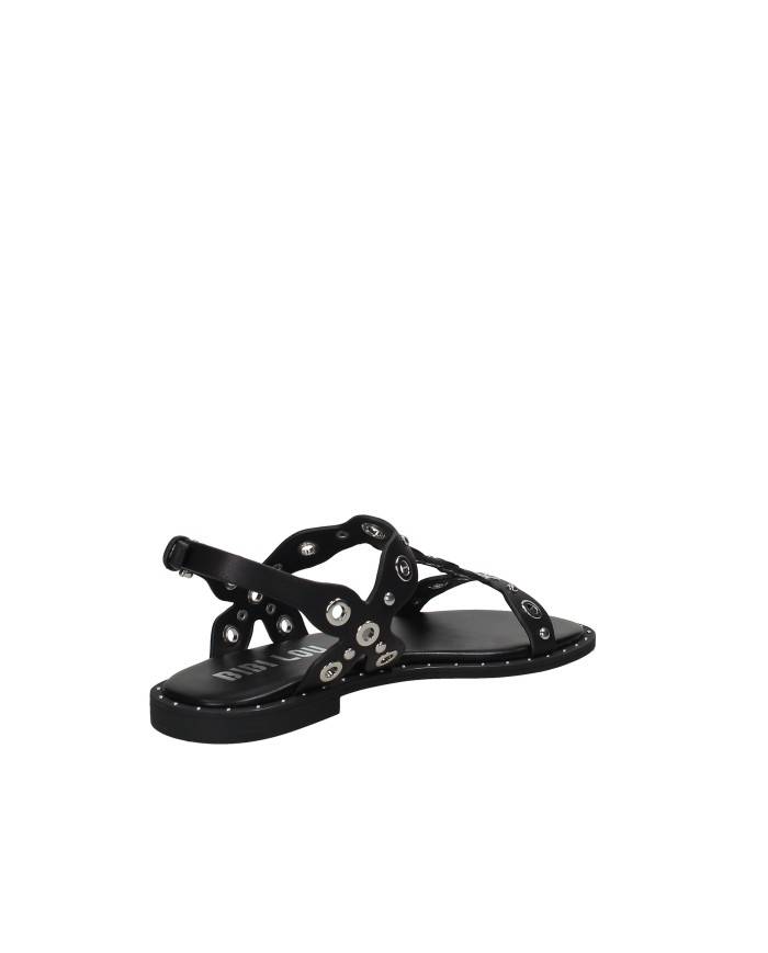Bibi Lou 946z80hg Sandali bassi con borchie in pelle Nero