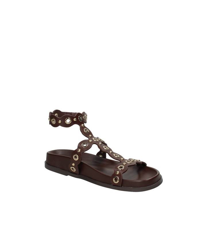 Bibi Lou 949z80hg Sandalo basso con plateau in pelle Testa Moro