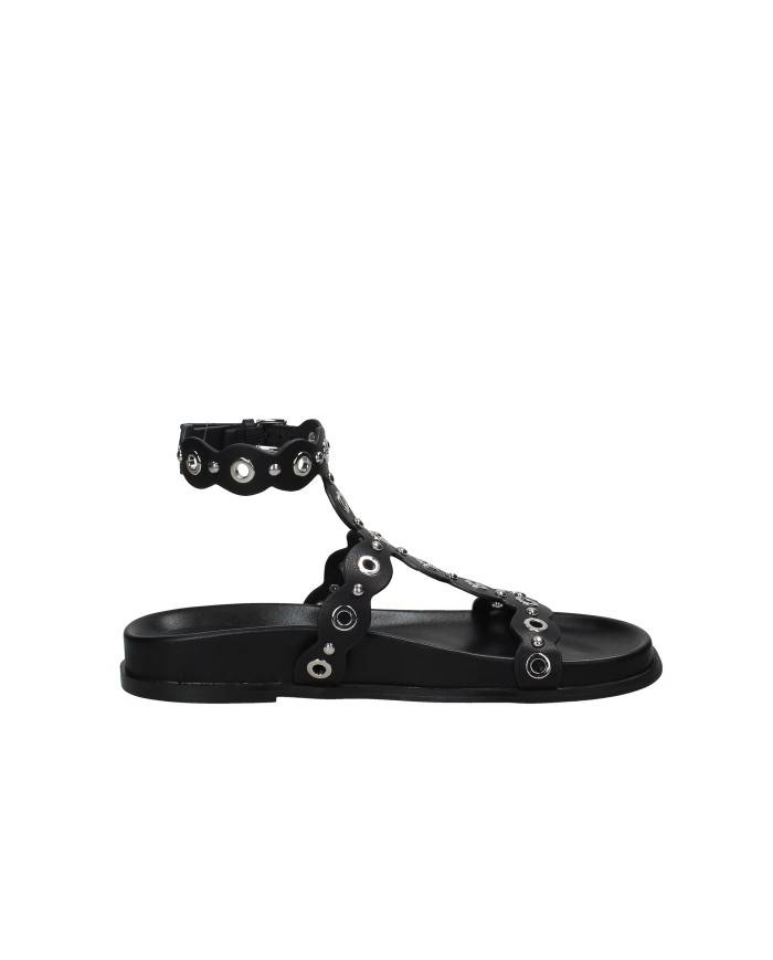 Bibi Lou 949z80hg Sandalo basso con plateau in pelle Nero