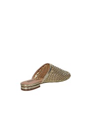 Bibi Lou 953z00hg Sabot bassi da donna in rete e strass Oro