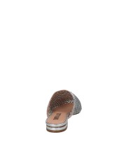 Bibi Lou 953z00hg Sabot bassi da donna in rete e strass Argento