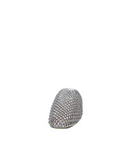 Bibi Lou 953z00hg Sabot bassi da donna in rete e strass Argento