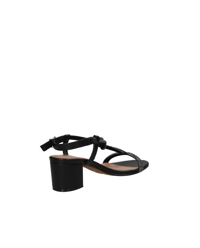 Bibi Lou 955z00hg Sandalo alto con microstrass in pelle Nero