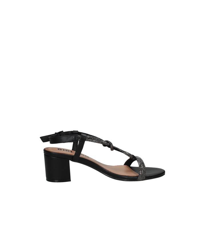 Bibi Lou 955z00hg Sandalo alto con microstrass in pelle Nero