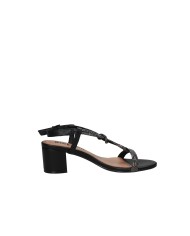 Bibi Lou 955z00hg Sandalo alto con microstrass in pelle Nero