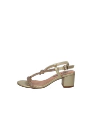 Bibi Lou 955z00hg Sandalo alto con microstrass in pelle Oro