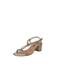 Bibi Lou 955z00hg Sandalo alto con microstrass in pelle Oro