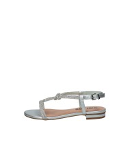 Bibi Lou 956z00hg Sandalo basso con microstrass in pelle Argento