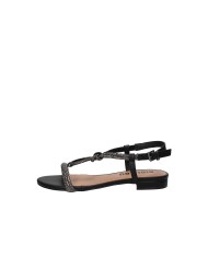 Bibi Lou 956z00hg Sandalo basso con microstrass in pelle Nero