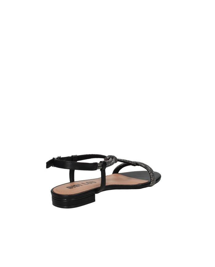 Bibi Lou 956z00hg Sandalo basso con microstrass in pelle Nero