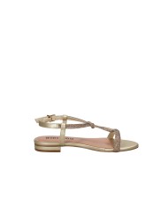 Bibi Lou 956z00hg Sandalo basso con microstrass in pelle Oro