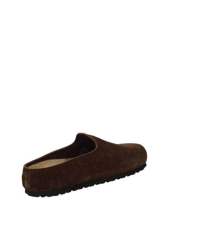 Birkenstock Amsterdam.1032552 Sabot semi chiuso in pelle scamosciata Testa Moro