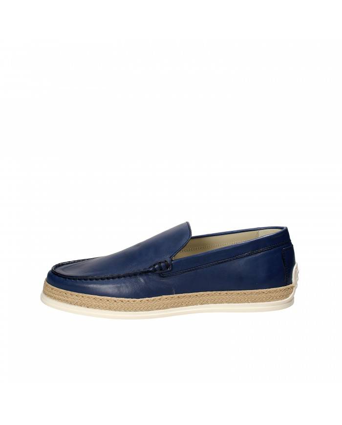 Rossano Bisconti Mocassino in pelle Blu 357-01 Nuova Collezione Ros...