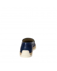 Rossano Bisconti Mocassino in pelle Blu 357-01 Nuova Collezione Ros...