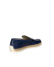 Rossano Bisconti Mocassino in pelle Blu 357-01 Nuova Collezione Ros...