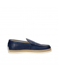 Rossano Bisconti Mocassino in pelle Blu 357-01 Nuova Collezione Ros...