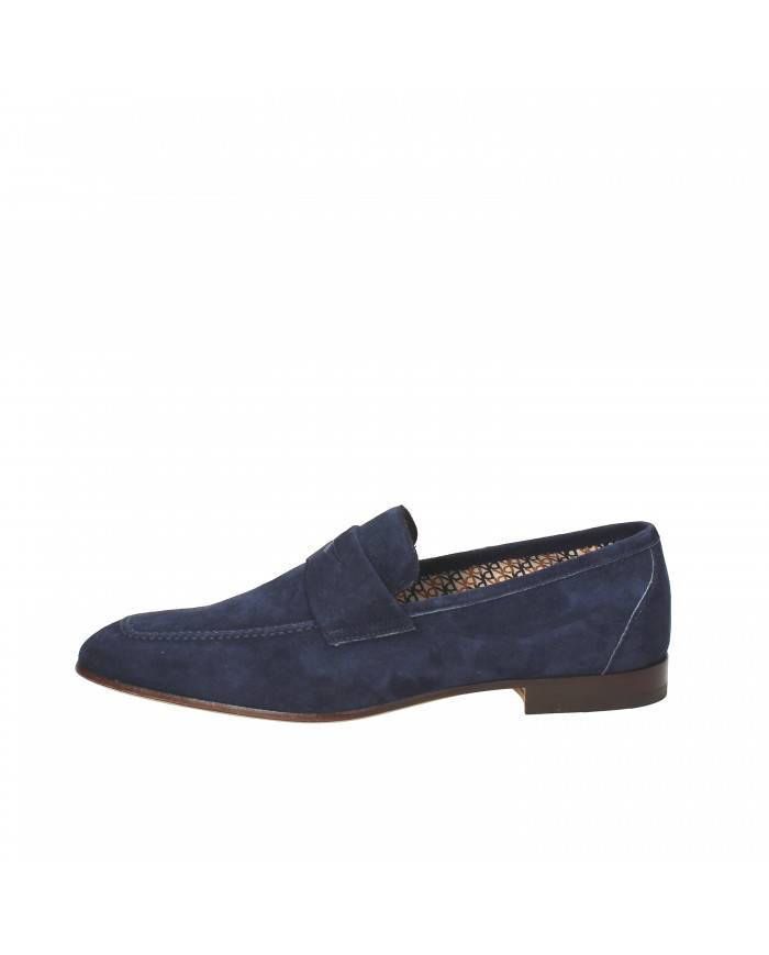 Fratelli Rossetti Mocassino in camoscio Blu 51855 Nuova Collezione ...