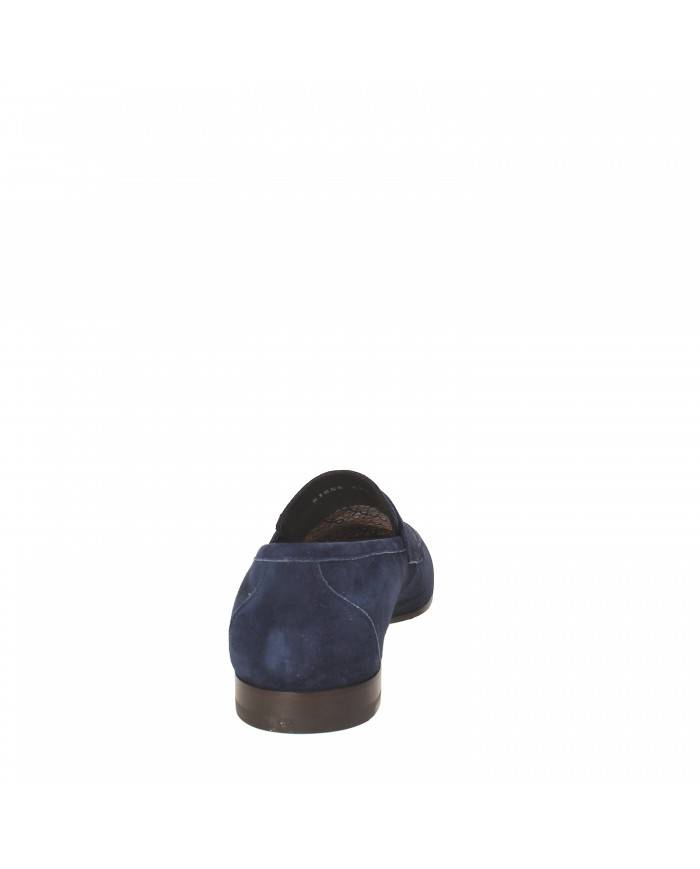 Fratelli Rossetti Mocassino in camoscio Blu 51855 Nuova Collezione ...