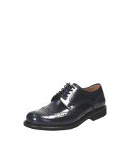 Florsheim Stringata in pelle spazzolata Blu 51973 Nuova Collezione ...