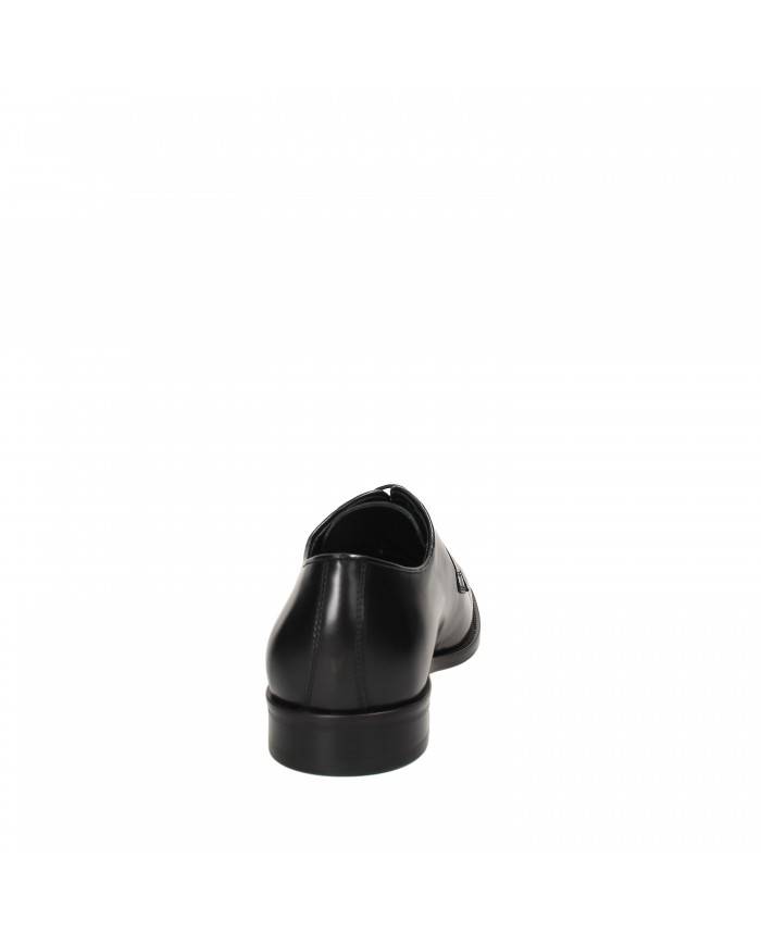 Corvari Stringata in pelle Nero 6555 Nuova Collezione Corvari