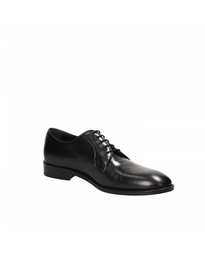Corvari Stringata in pelle Nero 6555 Nuova Collezione Corvari