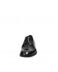 Corvari Stringata in pelle Nero 6555 Nuova Collezione Corvari