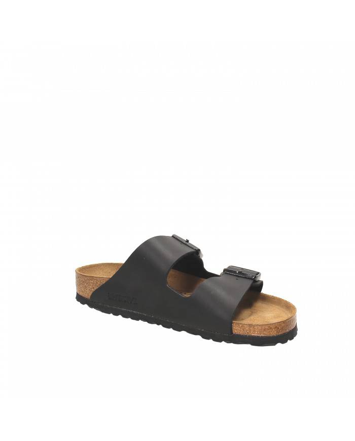Birkenstock Sandalo con due fibbie in pelle Nero ARIZONA.051793 Nuo... Birkenstock Sandalo con due fibbie in pelle Nero ARIZONA.051793 Nuo...