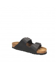 Birkenstock Sandalo con due fibbie in pelle Nero ARIZONA.051793 Nuo...