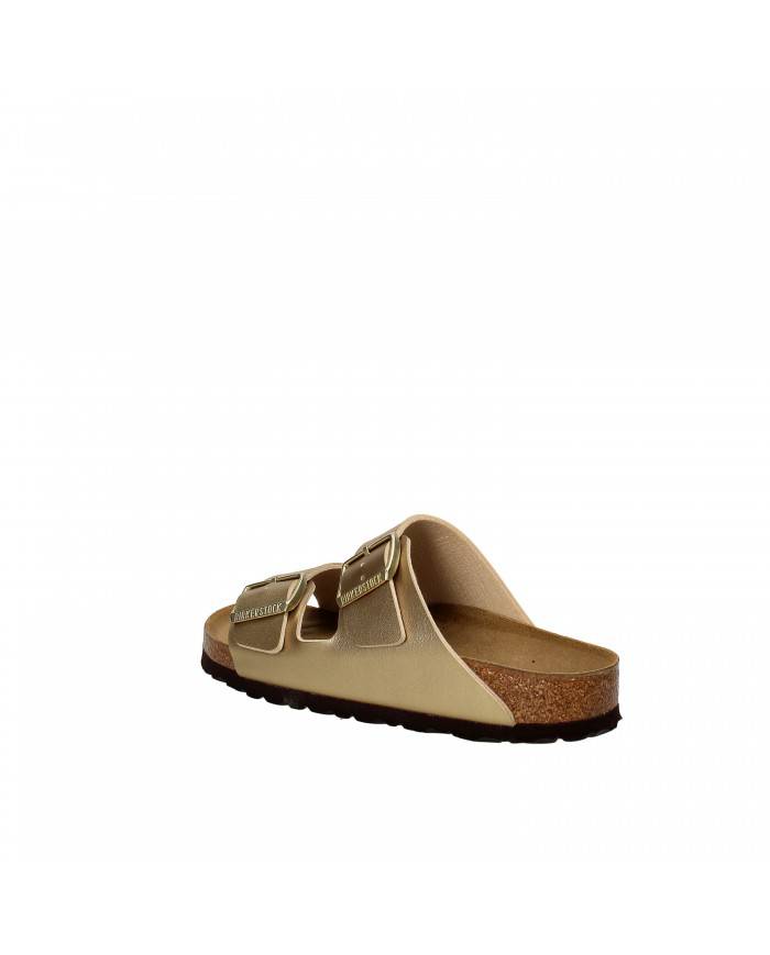 Birkenstock Sandalo in pelle laminata Oro ARIZONA.1016111 Nuova Col... Birkenstock Sandalo in pelle laminata Oro ARIZONA.1016111 Nuova Col...