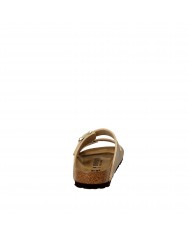 Birkenstock Sandalo in pelle laminata Oro ARIZONA.1016111 Nuova Col... Birkenstock Sandalo in pelle laminata Oro ARIZONA.1016111 Nuova Col...