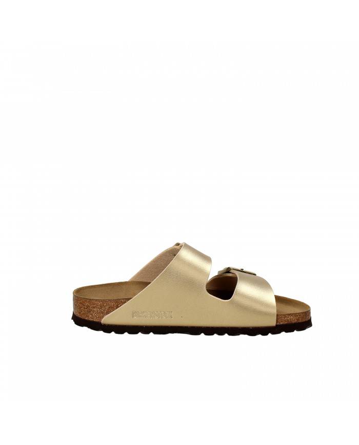 Birkenstock Sandalo in pelle laminata Oro ARIZONA.1016111 Nuova Col... Birkenstock Sandalo in pelle laminata Oro ARIZONA.1016111 Nuova Col...