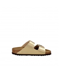 Birkenstock Sandalo in pelle laminata Oro ARIZONA.1016111 Nuova Col... Birkenstock Sandalo in pelle laminata Oro ARIZONA.1016111 Nuova Col...